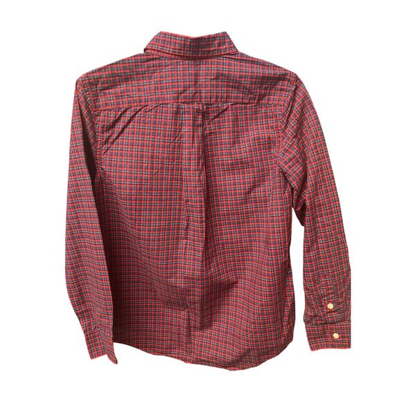 Ralph Lauren Kids Holiday Christmas Plaid Button Down Shirt L/G 14-16 - Picture 3 of 6